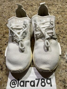 adidas NMD White Knit Sneakers - Lightweight Casual Shoes